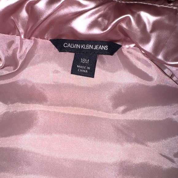 Toddler Pink Calvin Klein Vest - Picture 2 of 5